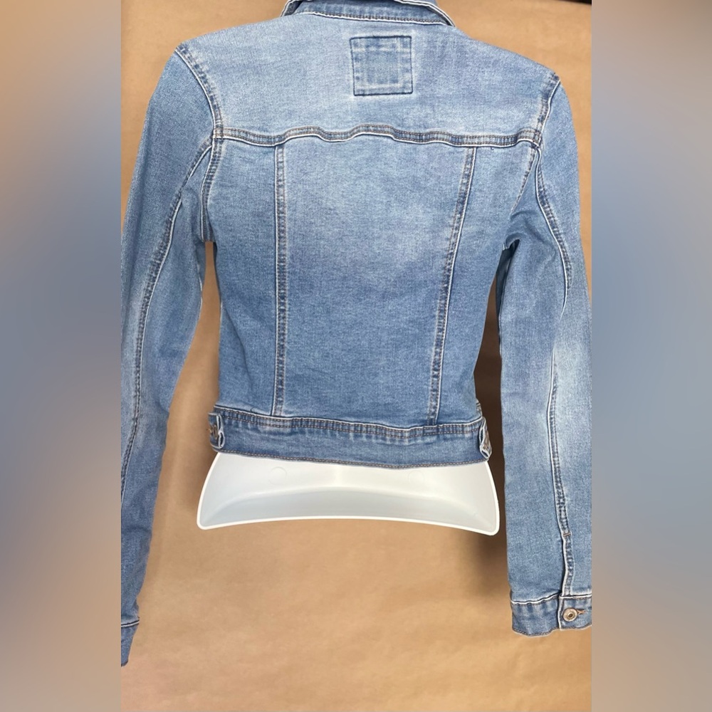 Wax Jean Long Sleeve Denim Jacket - Picture 9 of 10